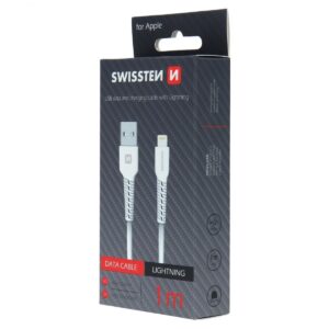 Swissten kabl USB/Lightning 1,0m bela