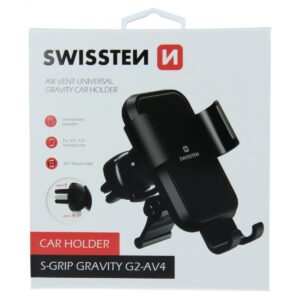 Swissten Auto držač S-GRIP G2-AV4 3,5"-6,5" crna