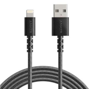 Anker kabl PL+USBA LTG 0,9m crna