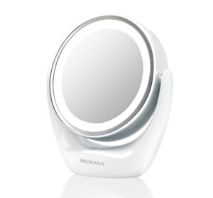 CM835 Medisana kozmetičko ogledalo 2 u 1 (standardno i sa 5 x uvećanjem), sa postoljem,LED osvetljenje