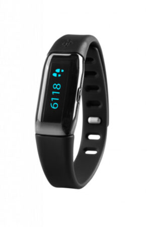 Medisana Pedometar ViFit-Connect MX3 (Bluetooth Smart) prikazuje: vreme,datum, pređene korake i km, potrošene Cal