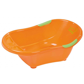 Kadica za kupanje bebe 1033 anatomski dizajnirana (plava, žuta i narandžasta)